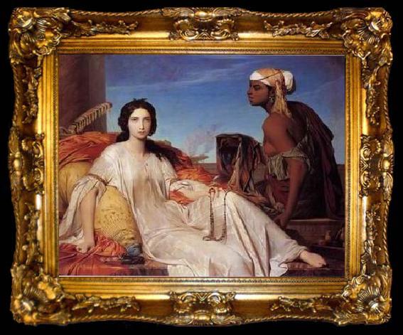 framed  unknow artist Arab or Arabic people and life. Orientalism oil paintings 69, ta009-2